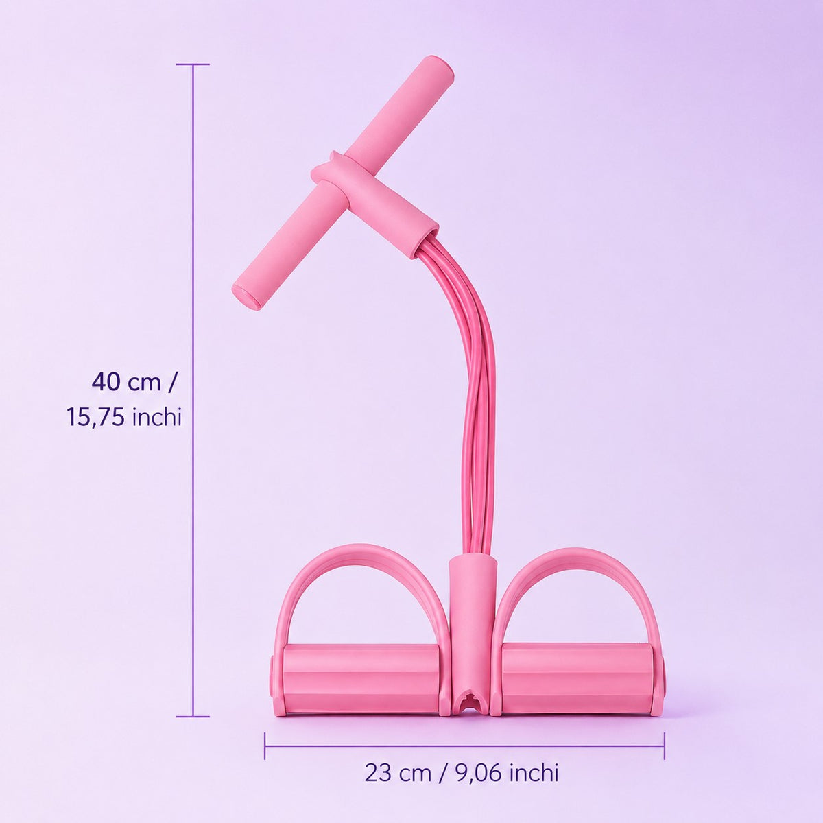 Dimensiunile benzii SlimFit: 40 cm înălțime și 23 cm lățime